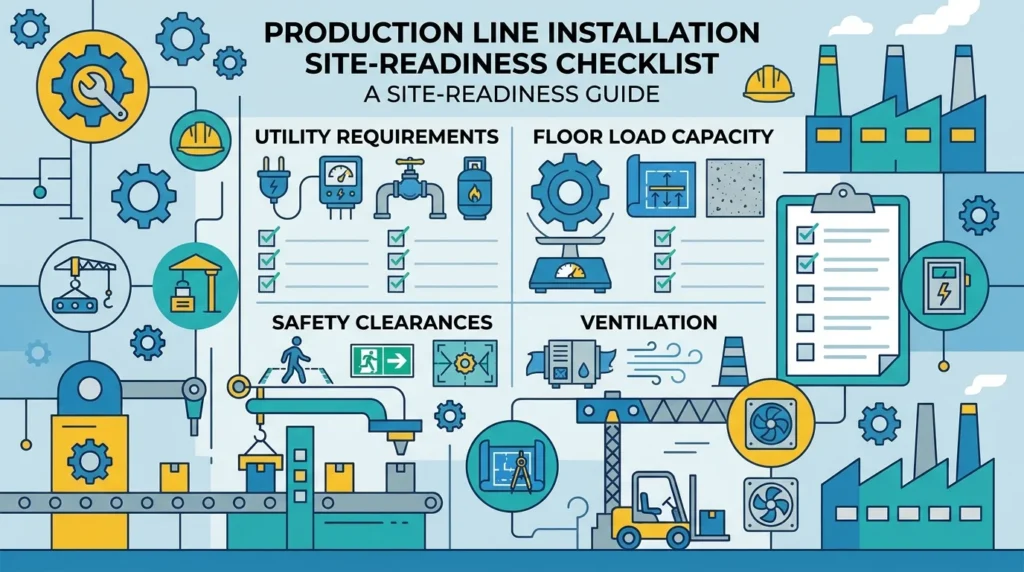 Production Line Installation Checklist: A Site-Readiness Guide