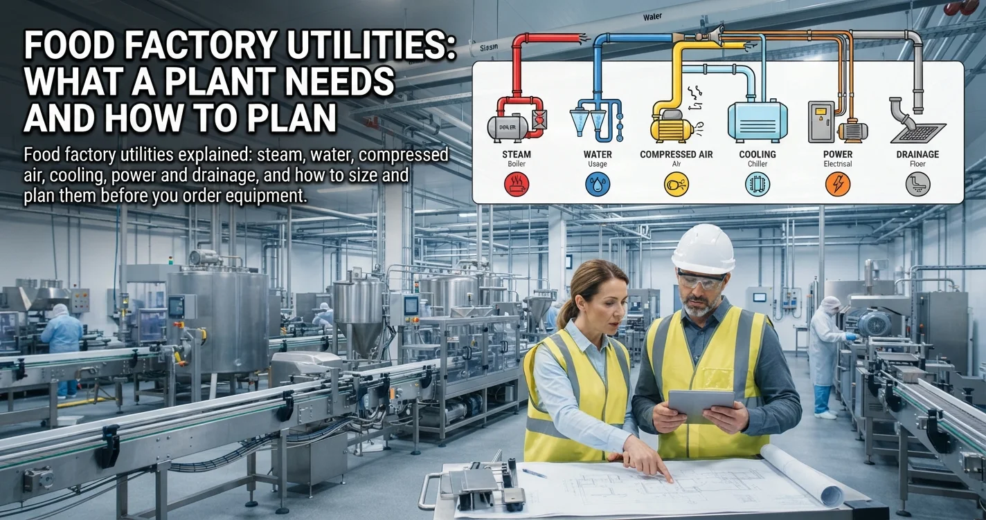 Food Factory Utilities: What a Plant Needs and How to Plan