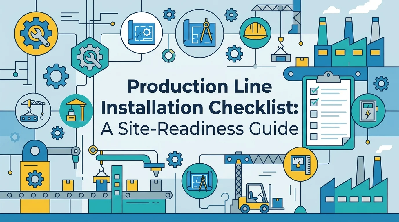 Production Line Installation Checklist: A Site-Readiness Guide