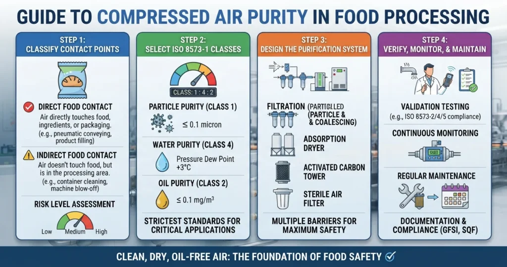 Compressed Air Quality in Food Plants: What to Specify