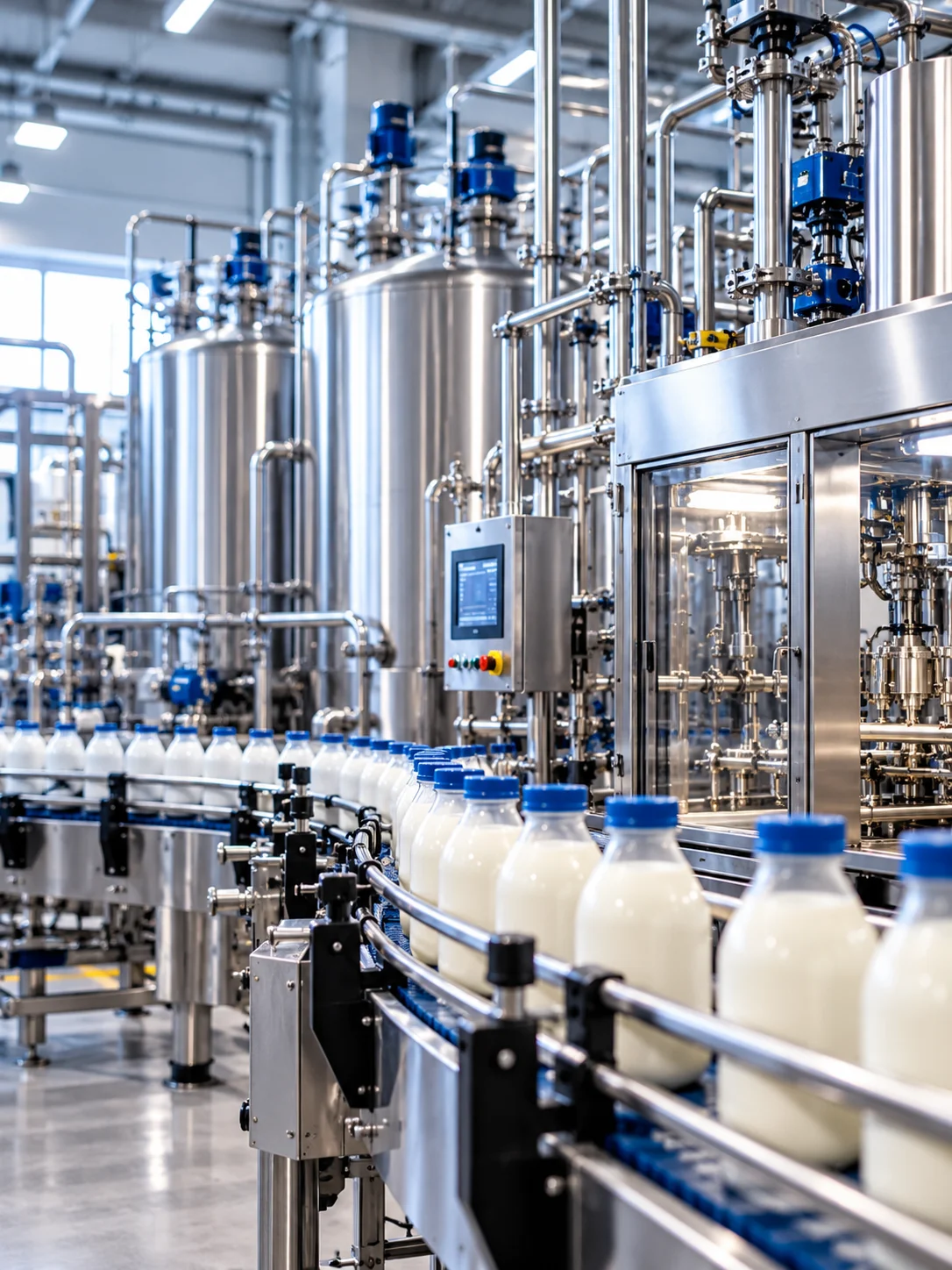 Modern Dairy Bottling Plant